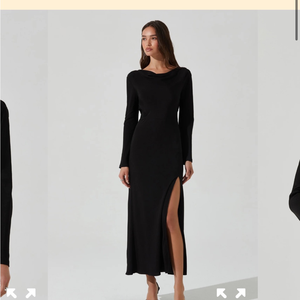Astr The Label Decima Cowl Neck Maxi Dress